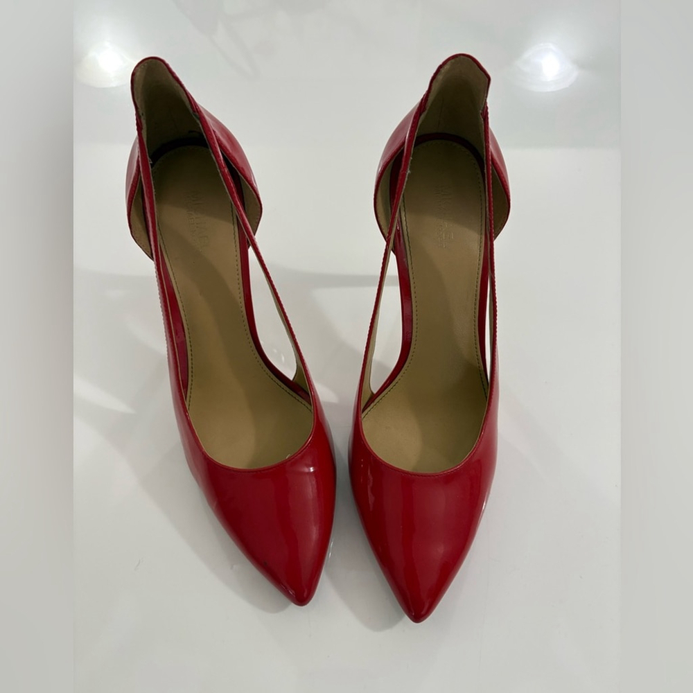 Michael Michael Kors On-Trend Cherry Red Patent Pointed Pumps 8M